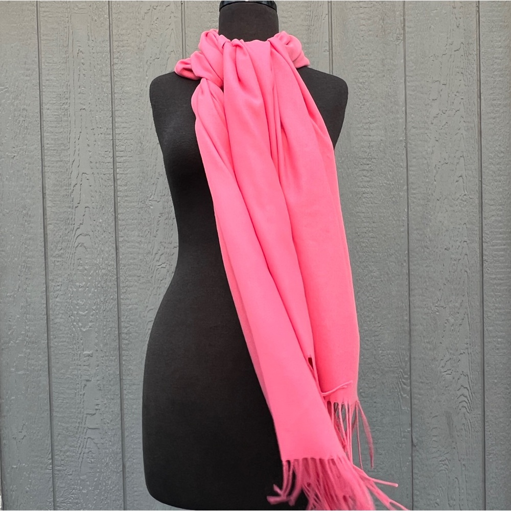 Sakkas Pashmina Fringed Shawl in Bubble Gum Pink